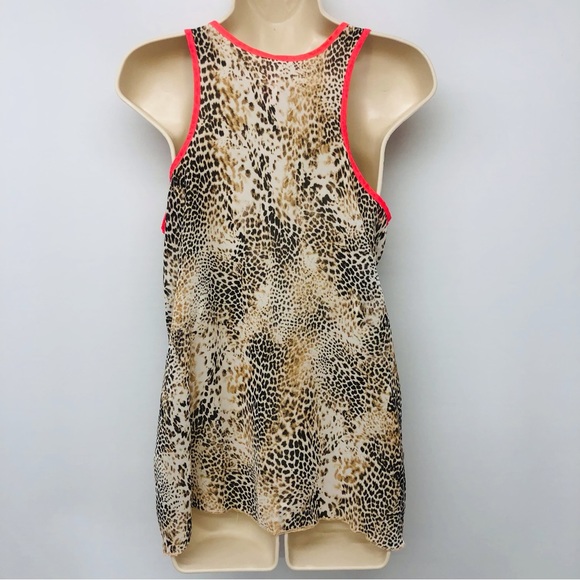 No Boundaries Leopard & Pink Tank Top - Picture 2 of 16